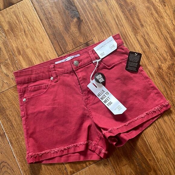 NWT Celebrity Pink distressed high rise shorts - Picture 1 of 12